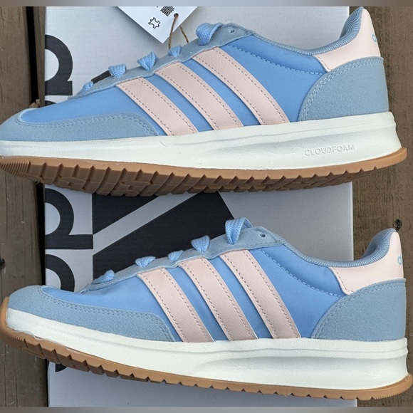 Adidas Youth Blue Casual Athletic Sneaker - Size US GS 4Y 7Y Unisex NEW - Picture 7 of 10